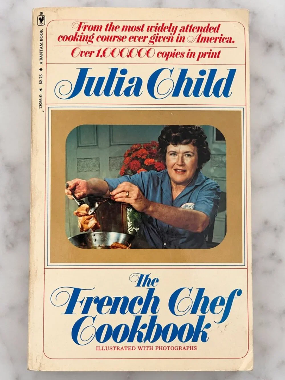 Vintage 1975 Julia Child The French Chef Cookbook Bantam Paperback